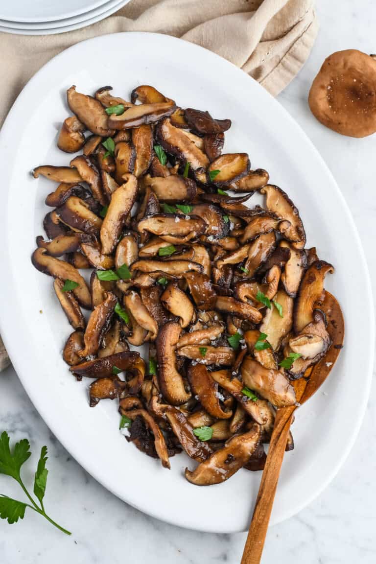 Sautéed Shiitake Mushrooms (Quick & Delicious)